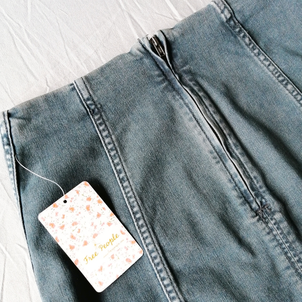 Free People Modern Femme Denim Mini - Picture 7 of 8